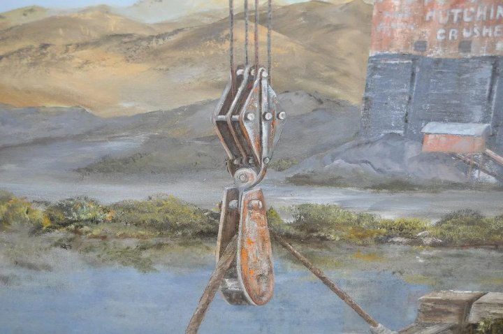 720x478 Hutchinson Co. Quarry (Dirty Harry, Larkspur Landing) Original - Larkspur Painting