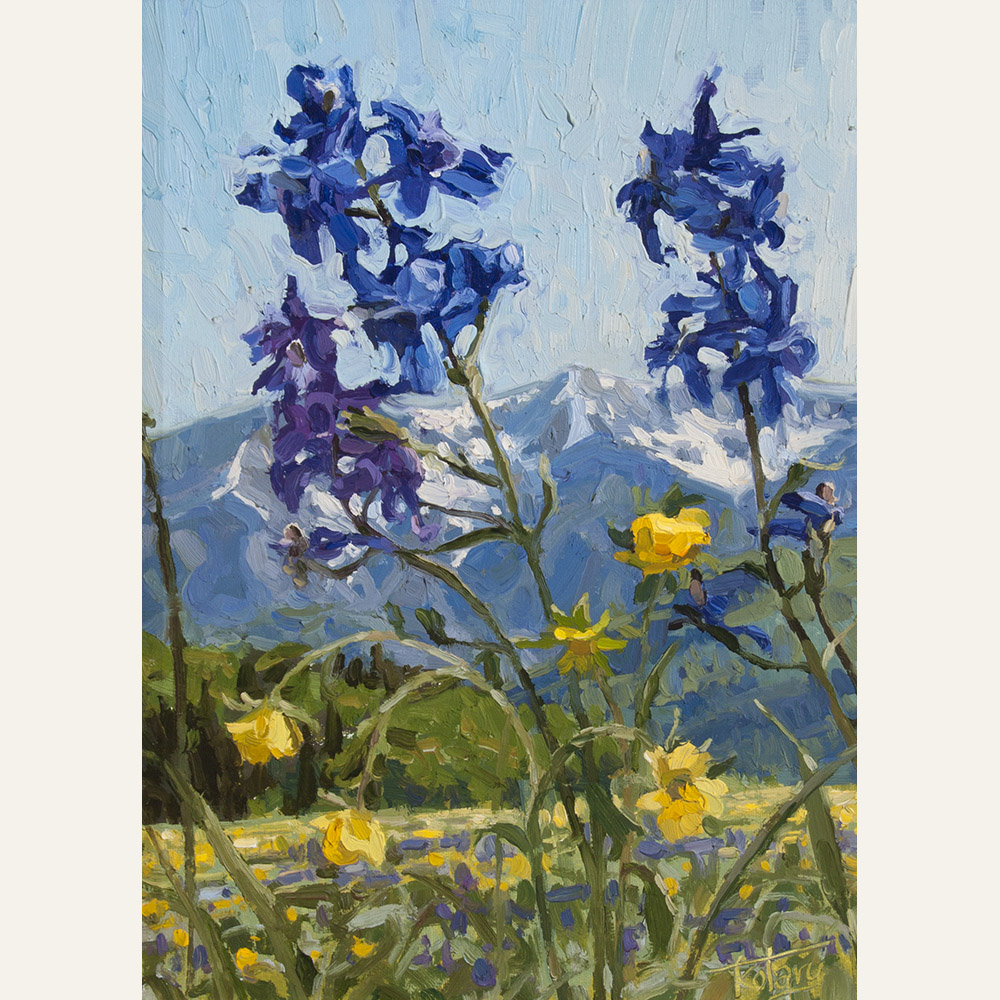 1000x1000 Whetstone With Larkspur Ohbejoyful Gallery - Larkspur Painting