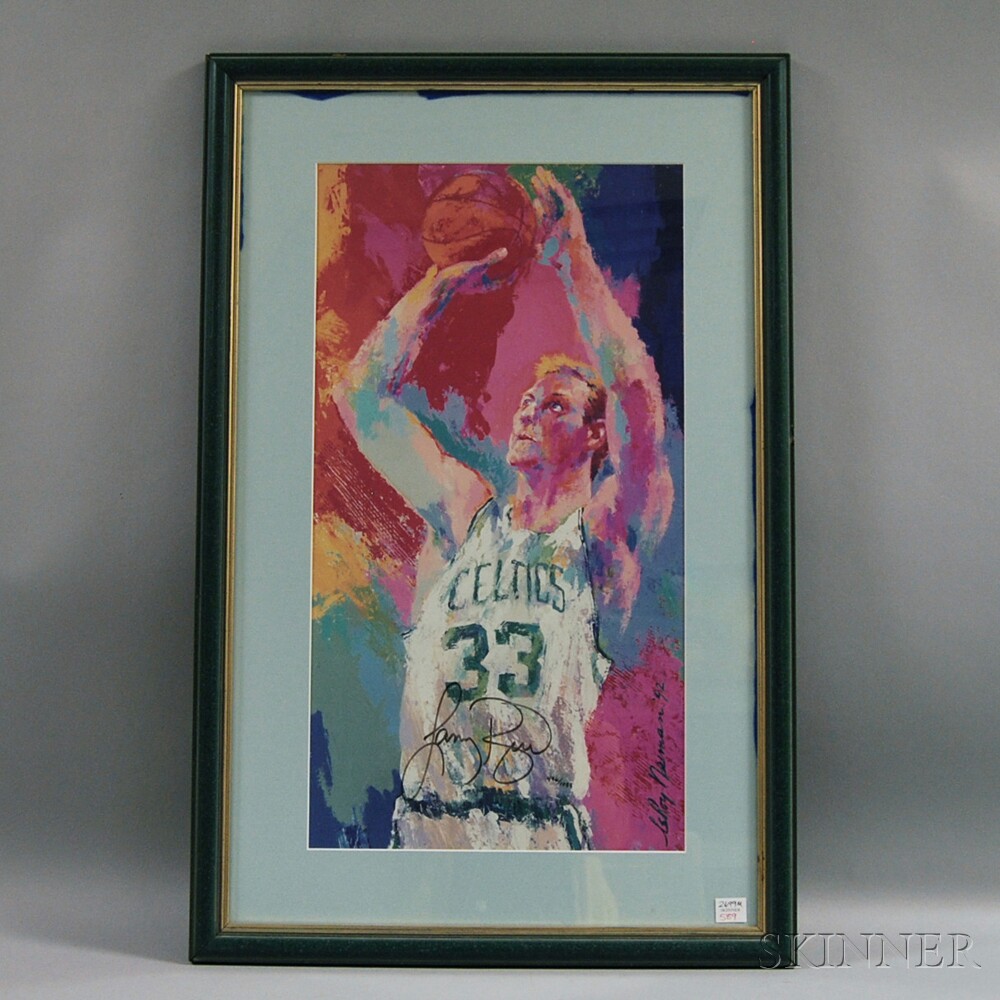 1000x1000 Leroy Neiman (American, 1921 2012) 33 For 3, Larry Bird Sale - Larry Bird Painting
