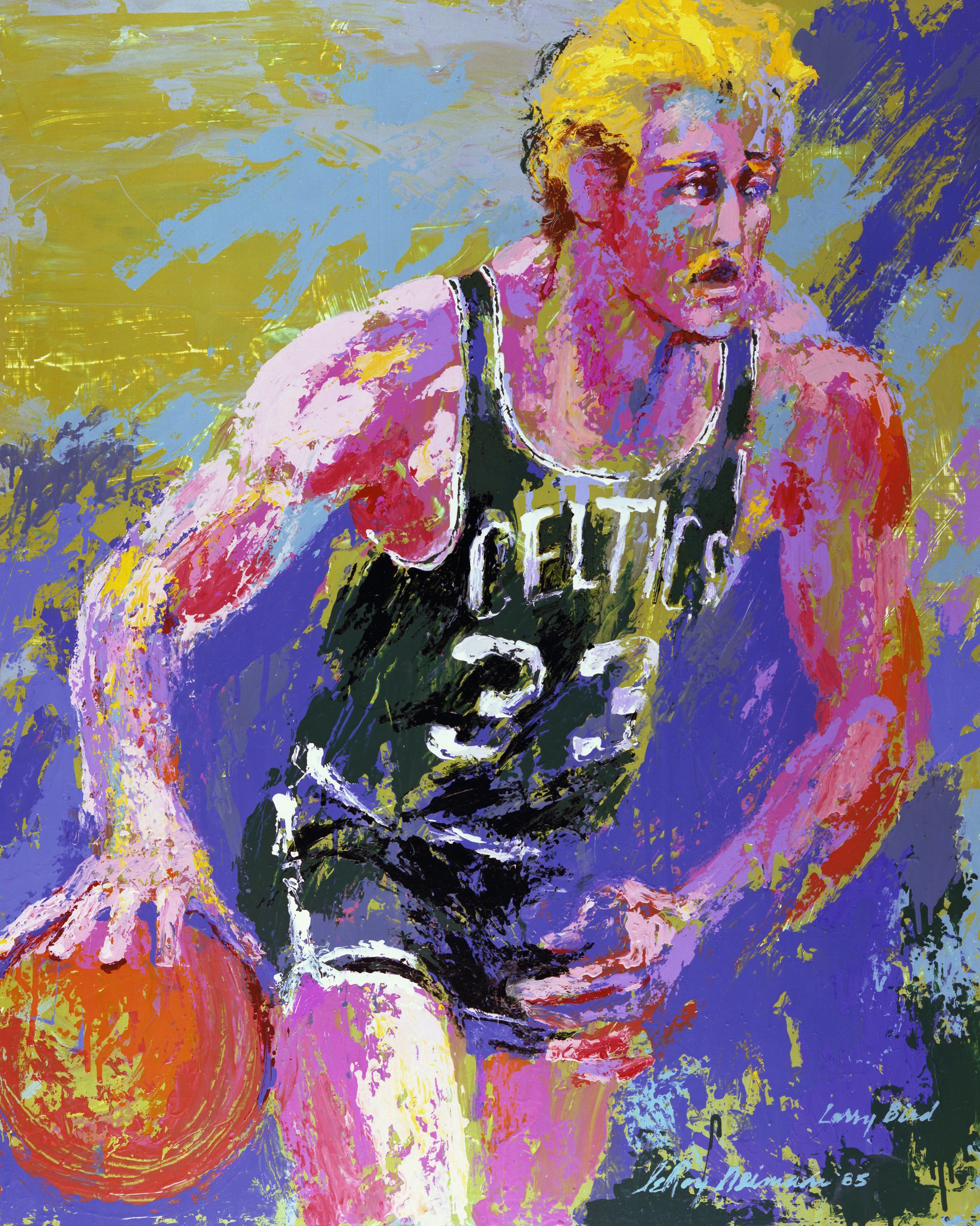 2400x3000 Leroy Neiman - Larry Bird Painting