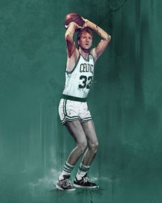 Larry Bird Painting at PaintingValley.com | Explore collection of Larry ...