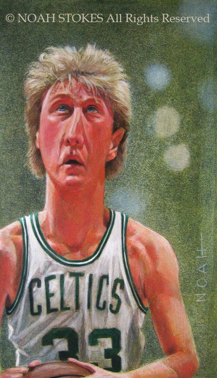 441x768 Noah's Art Larry Bird - Larry Bird Painting