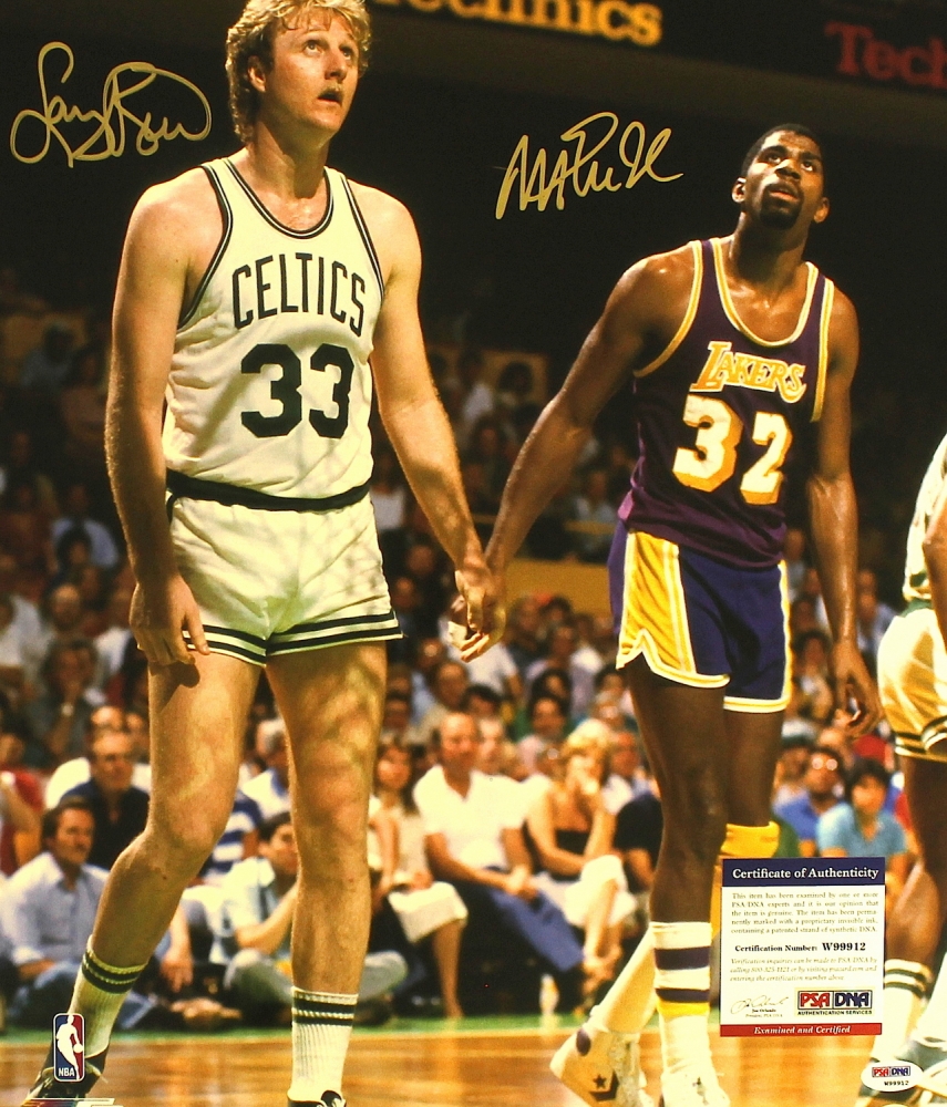 855x1000 Online Sports Memorabilia Auction Pristine Auction - Larry Bird Painting