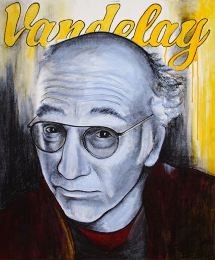 424x512 Larry David Art. Actually Not A Poster, But A Painting. Comedian - Larry David Painting