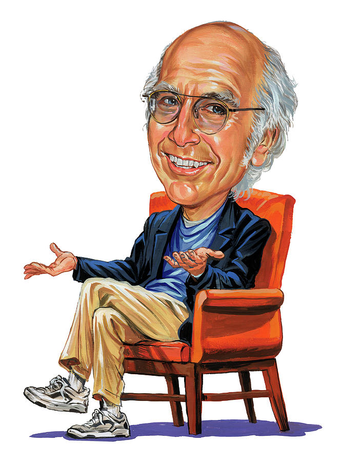 667x900 Larry David Painting By Art - Larry David Painting