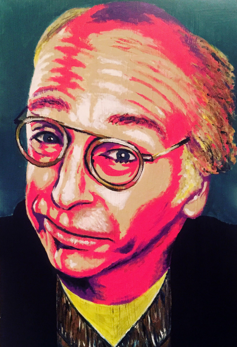 800x1172 Artwork By Jessica Stempel - Larry David Painting