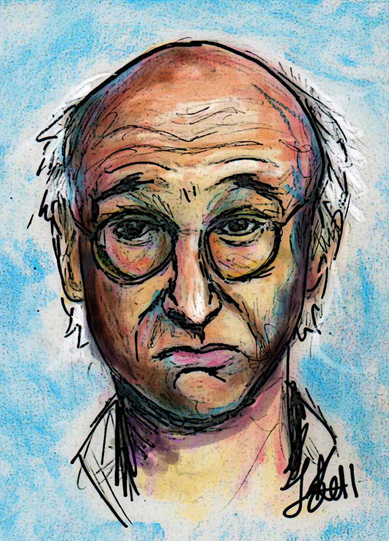 758x1055 Larry David By Tekhne26 - Larry David Painting