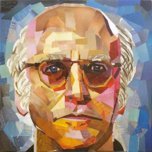 500x500 Larry David Portrait Celebrity Images Larry David - Larry David Painting