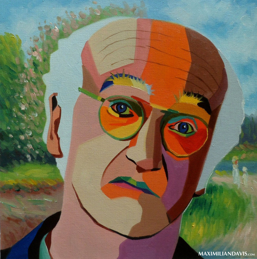 891x897 Larry David X Renoir's Chestnut Tree In Bloom By Maximiliandavis - Larry David Painting