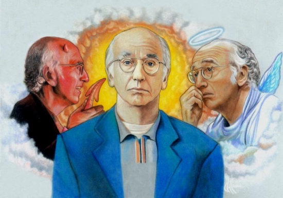 550x385 Sympathy For The Larry David By Choffman36 - Larry David Painting
