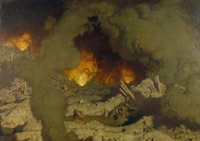 800x565 Hell', Georges Leroux Nzhistory, New Zealand History Online - Larue Hell Painting