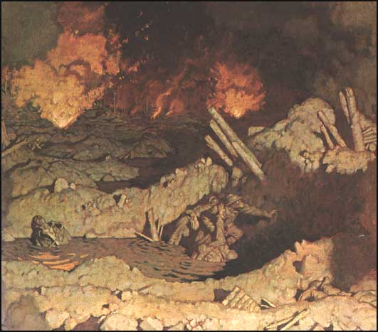531x467 Sassoon, Siegfried. War Poems. Peace, But For How Long - Larue Hell Painting