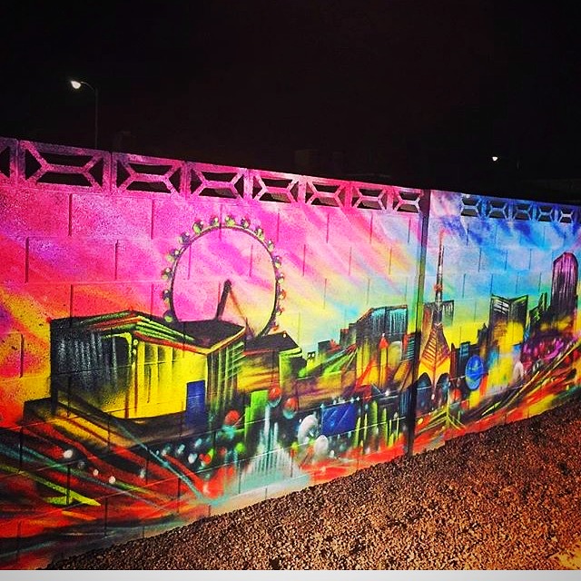 640x640 Muralist Attn Designs - Las Vegas Strip Painting