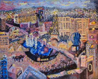 375x301 Vegas Strip Paintings For Sale Saatchi Art - Las Vegas Strip Painting