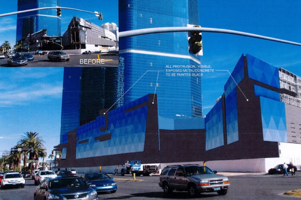 1050x700 Wrap Planned For Unfinished Fontainebleau On Las Vegas Strip Las - Las Vegas Strip Painting