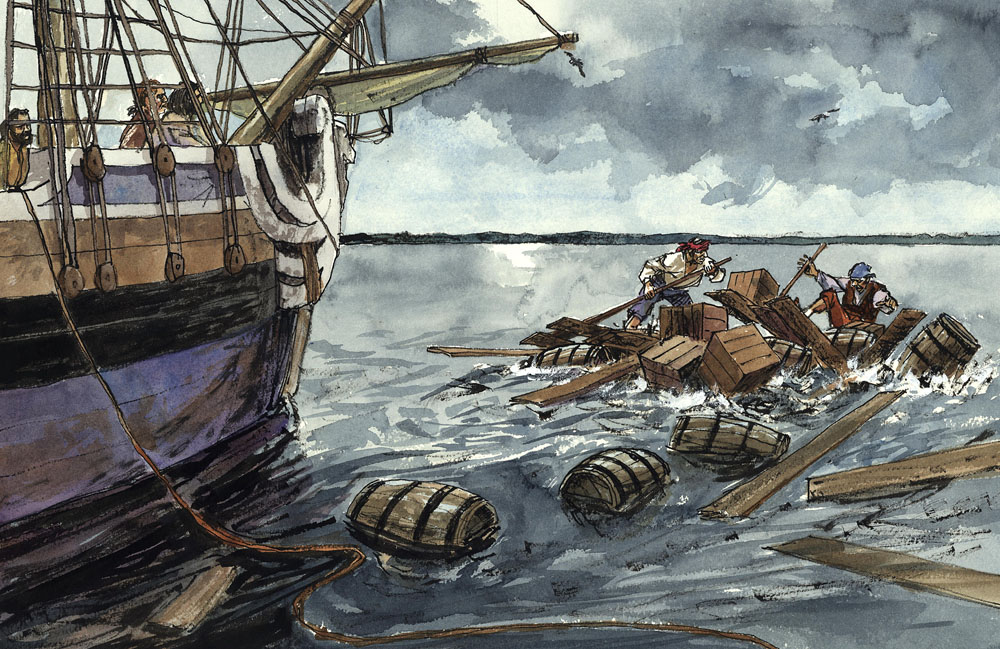 1000x649 Fort St. Louis - Lasalle Painting