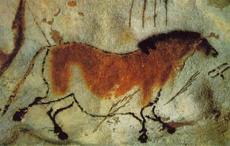 448x286 Lascaux Cave Painting Artopia - Lascaux Cave Painting