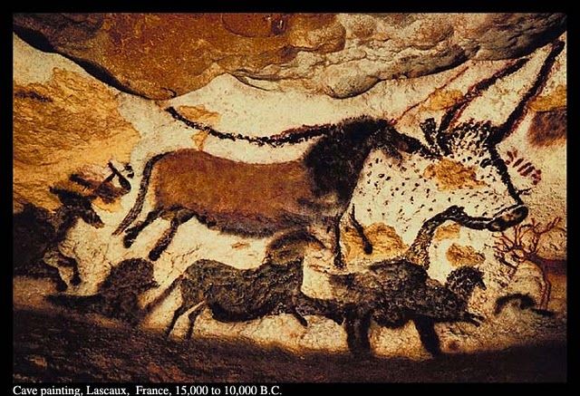640x437 Lascaux, France Cave Painting 15,000 To 10,000 Bc Cave Art - Lascaux Painting