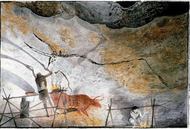 646x438 Lascaux Cave Paintings Discovered - Lascaux Painting