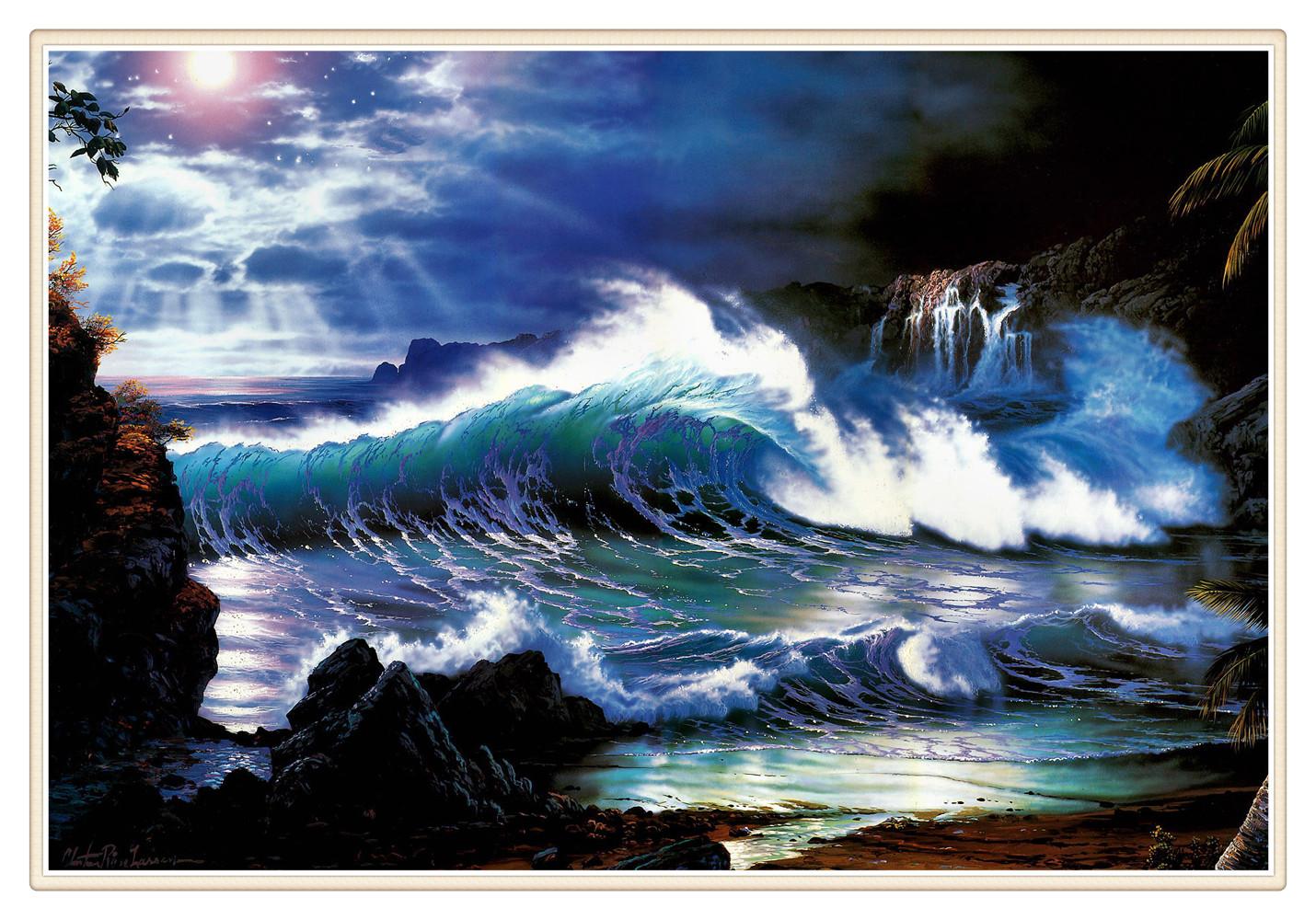 1430x1000 2018 Christian Lassen Seascapes, Home Decor Hd Printed Modern Art - Lassen Painting