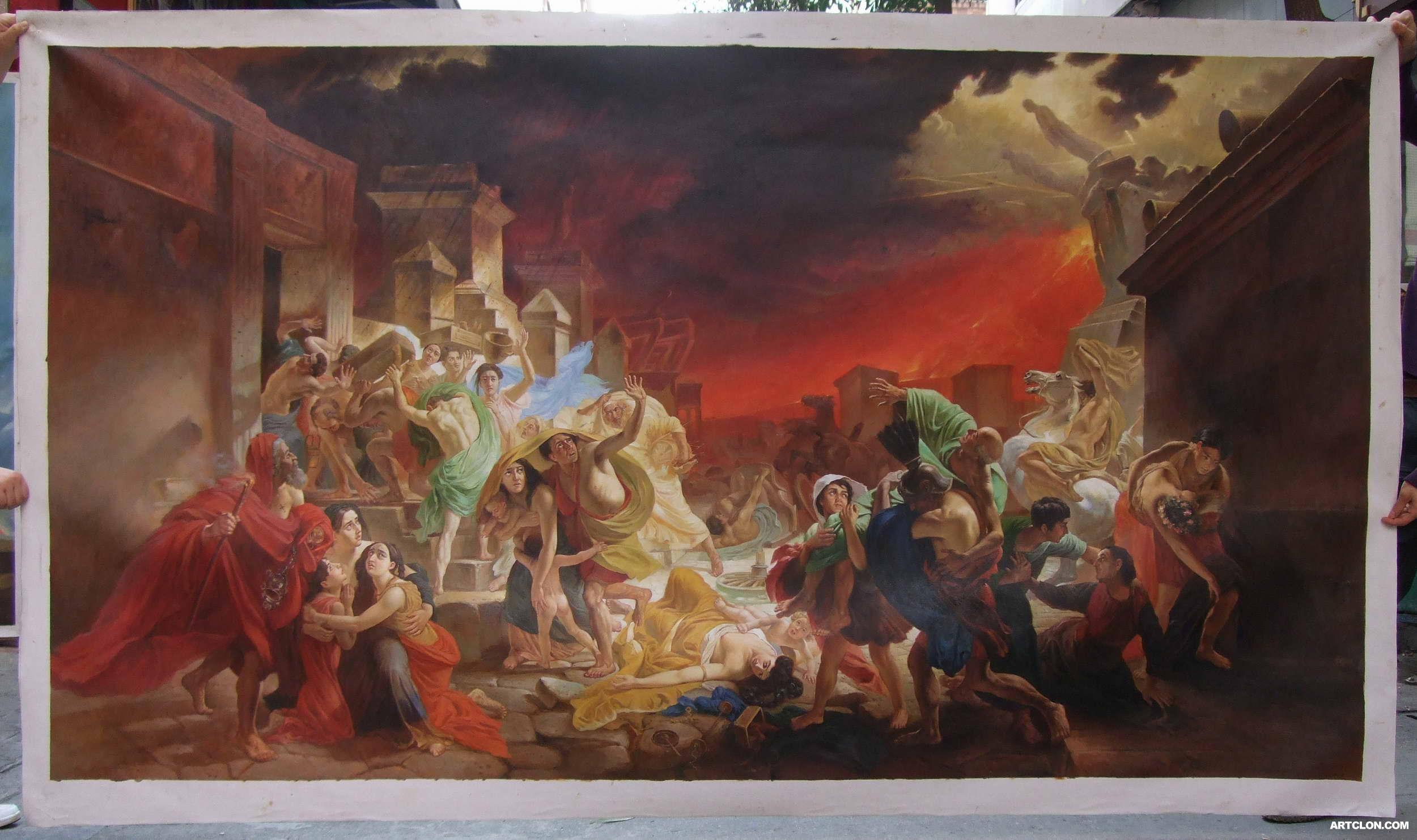 2500x1483 The Last Day Of Pompeii Painting - Last Day Of Pompeii Painting