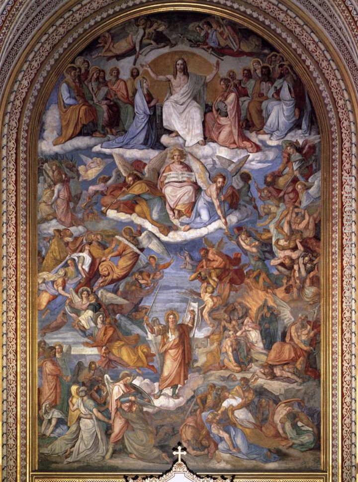 720x969 Peter Von Cornelius The Last Judgment Painting Anysize 50% Off - Last Judgment Painting