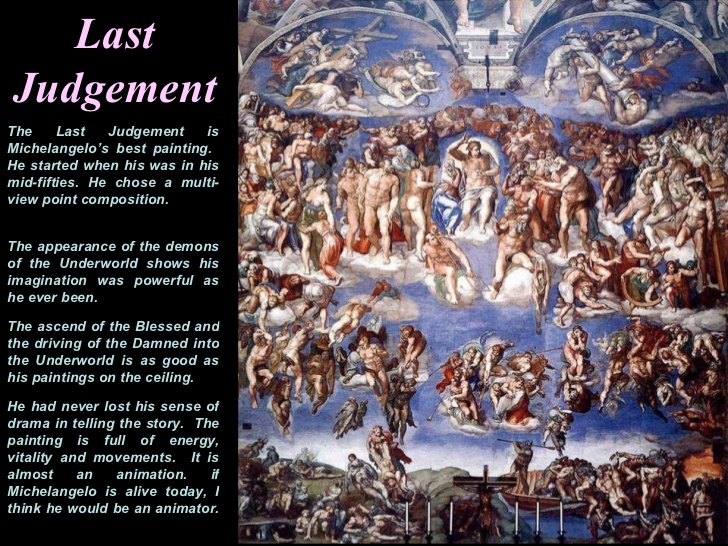 728x546 Sistine Chapel, Vatican, Rome - Last Judgment Painting