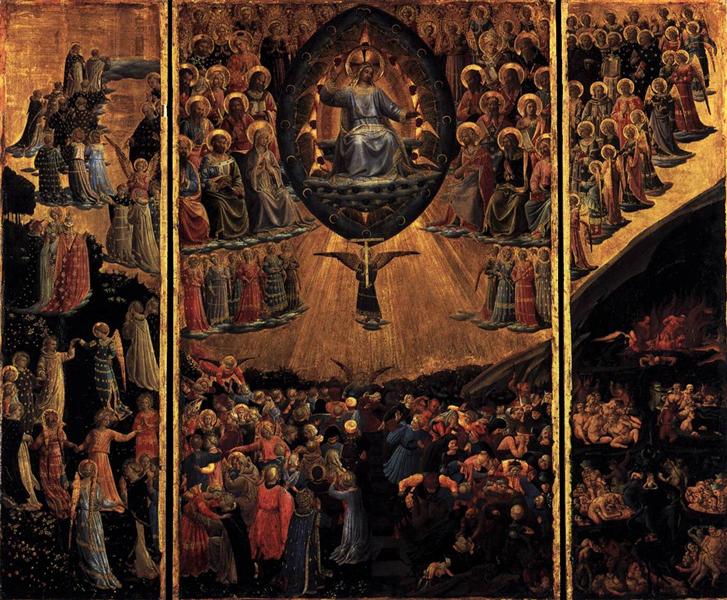 727x600 Last Judgment, C.1450 - Last Judgment Painting
