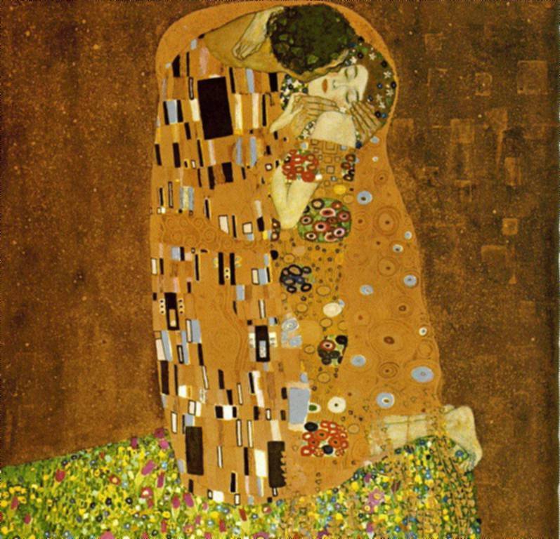 797x768 Growabrain Kiss Me, Klimt! - Last Kiss Painting