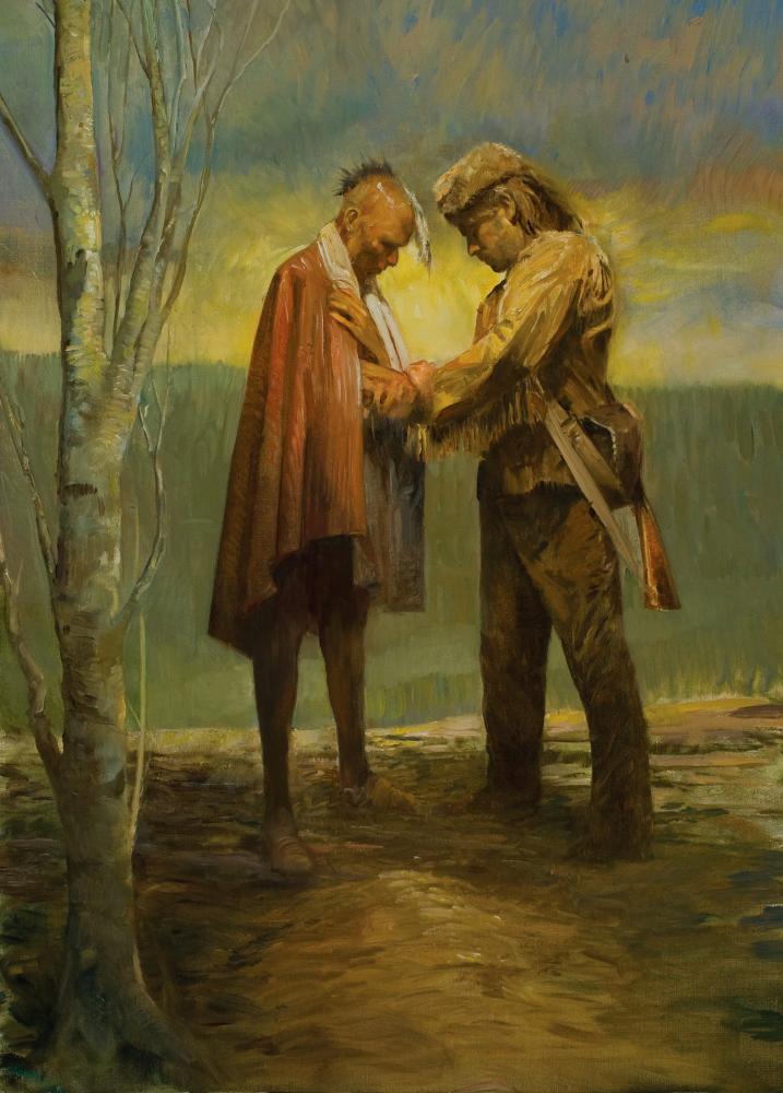 717x1000 The Last Of The Mohicans Robert Hunt - Last Of The Mohicans Painting