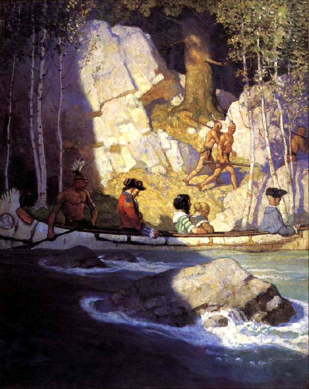 635x800 The Last Of The Mohicans By James Fenimore Cooper (1826) Books - Last Of The Mohicans Painting