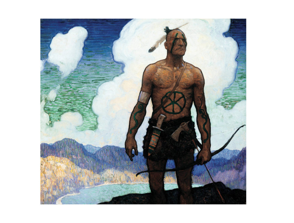 1030x782 Column The Last - Last Of The Mohicans Painting