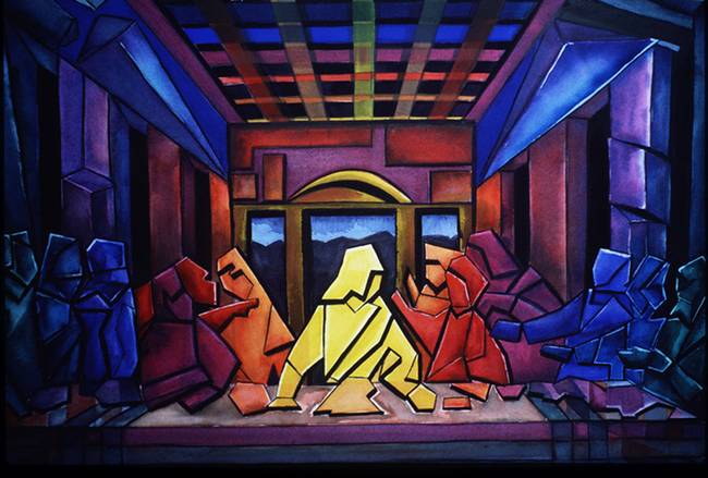 650x439 Stunning The Last Supper Artwork For Sale On Fine Art Prints - Last Supper Abstract Painting