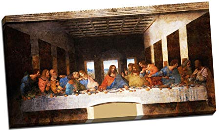 450x268 Leonardo Da Vinci The Last Supper Canvas Print Picture Wall Art - Last Supper Canvas Painting