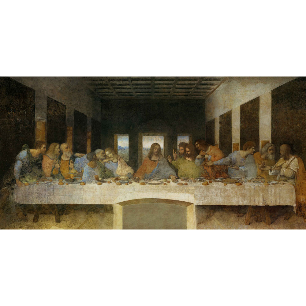 1000x1000 Leonardo Da Vinci The Last Supper - Last Supper Canvas Painting