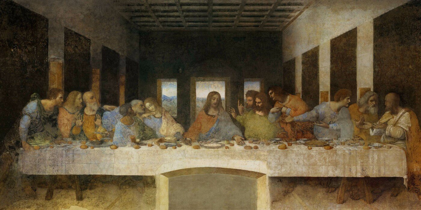 1400x700 The Last Supper - Last Supper Canvas Painting