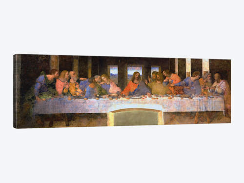 500x375 The Last Supper Canvas Artwork By Leonardo Da Vinci Icanvas - Last Supper Canvas Painting