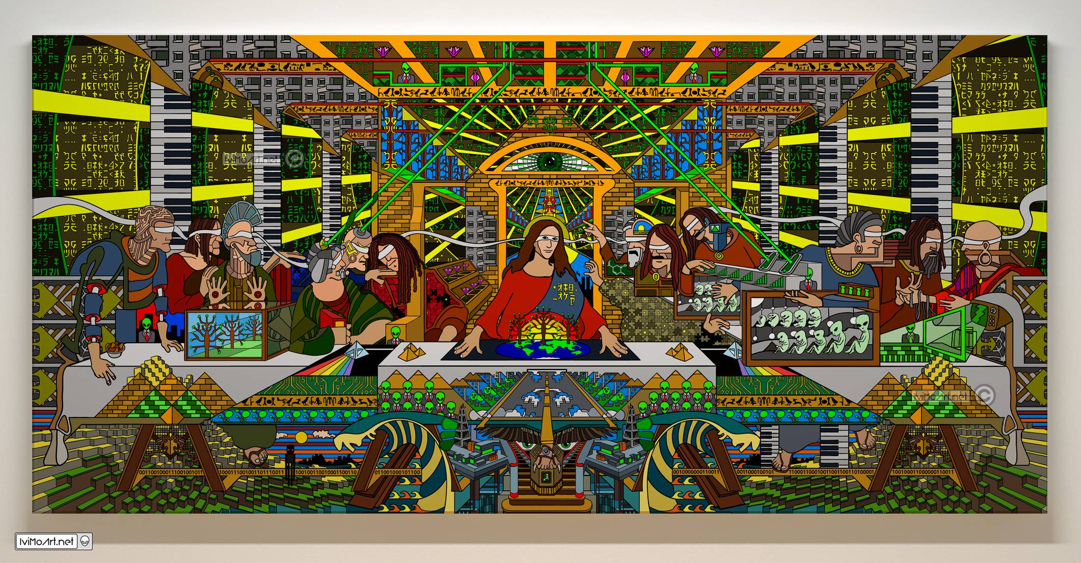 Last Supper Modern Painting At PaintingValley Com Explore Collection   Last Supper Modern Painting 27 