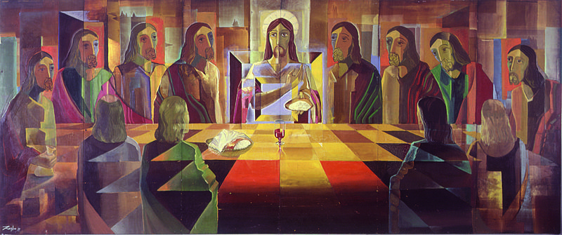 800x335 Holy Week 3 The Last Supper The Lent Project - Last Supper Modern Painting