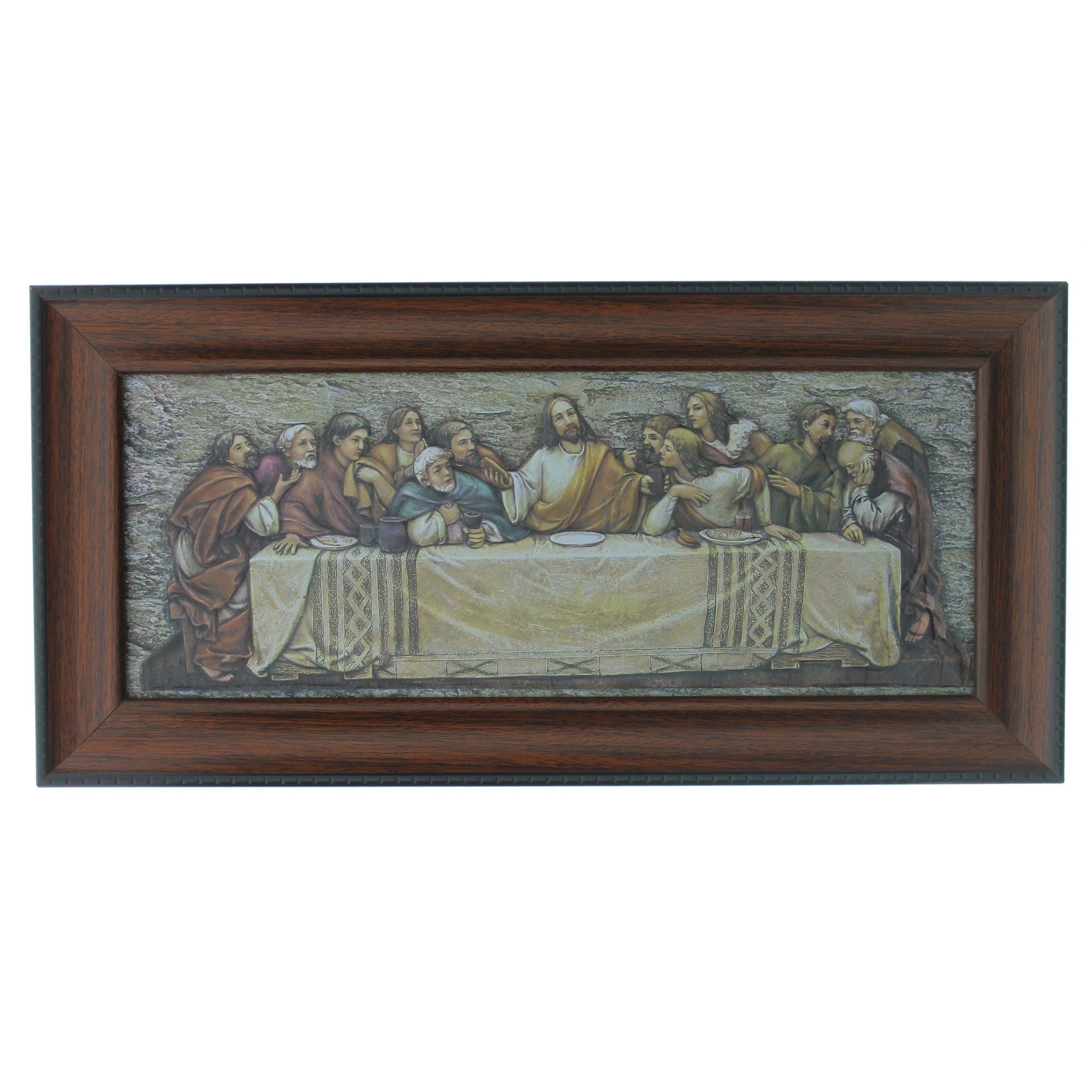 2000x2000 The Last Supper Framed Plaque The Catholic Company - Last Supper Painting Framed