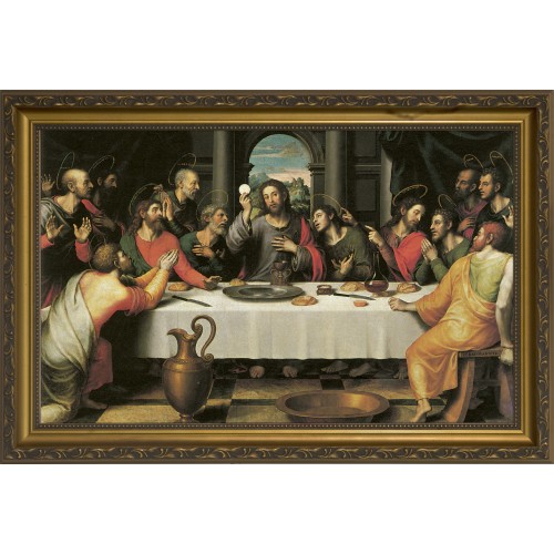 Last Supper Painting Framed at PaintingValley.com | Explore collection ...