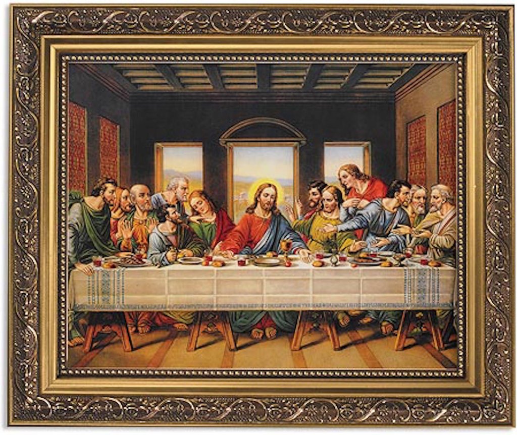 Last Supper Painting Framed at PaintingValley.com | Explore collection ...