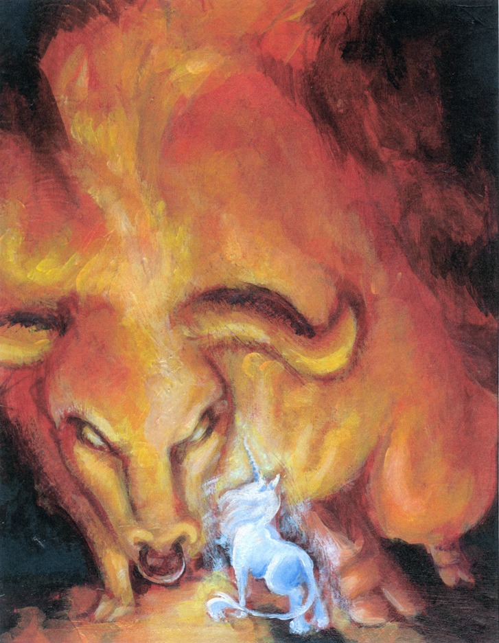 727x936 2003 - Last Unicorn Painting