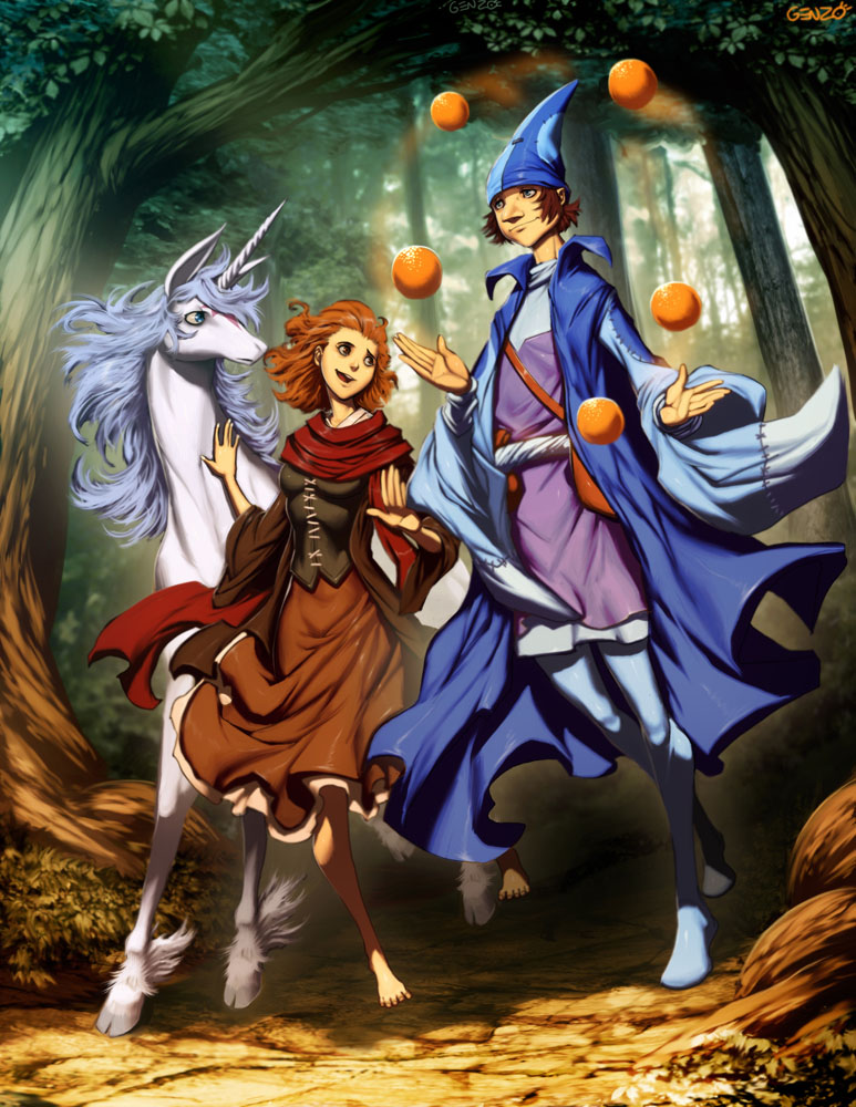 773x1000 The Last Unicorn By Genzoman - Last Unicorn Painting