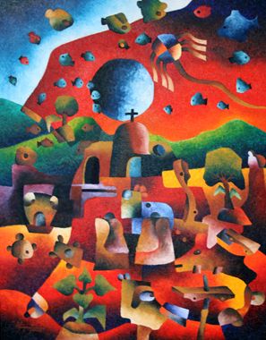 297x380 Religion And Latin America By Paula Morales, Via Behance - Latin American Painting