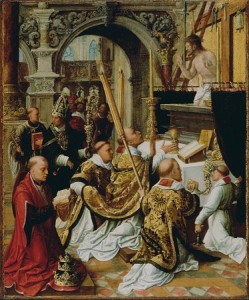 249x300 About The Association Knights Of Columbus Traditional Latin Mass - Latin Mass Painting