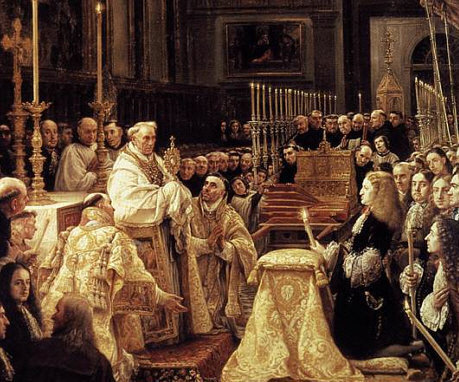 459x382 Latin And The Mass The More Dead The Language The Better - Latin Mass Painting