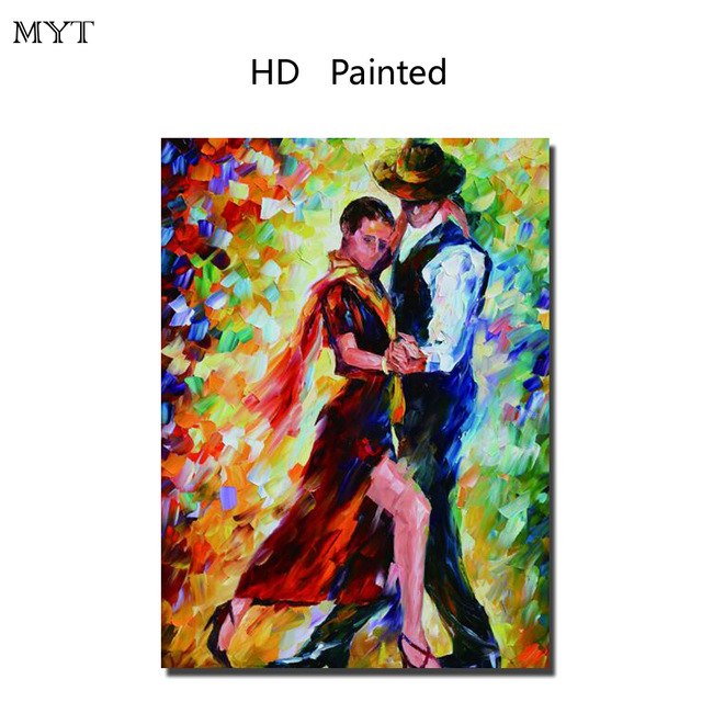 640x640 Pop Couple Dancing Latin Dance Wall Art Picture Hd Printed - Latin Painting