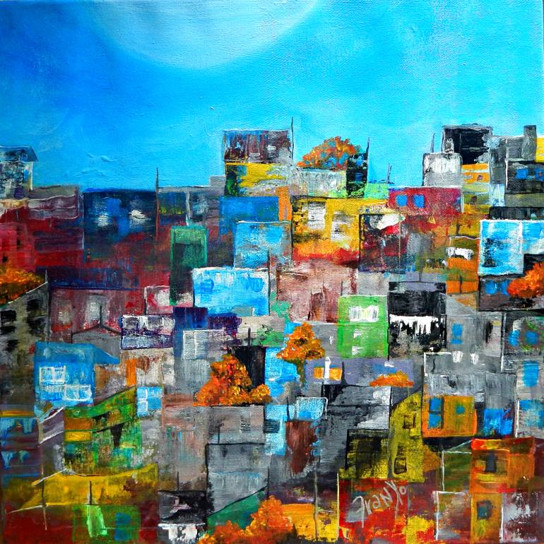 770x770 Saatchi Art Somewhere In Latin America Painting By Francisco - Latin Painting