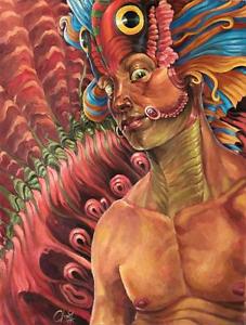 227x300 Auremil Aurelio Milera 3h Original Cuban Fine Art Signed Painting - Latin Painting